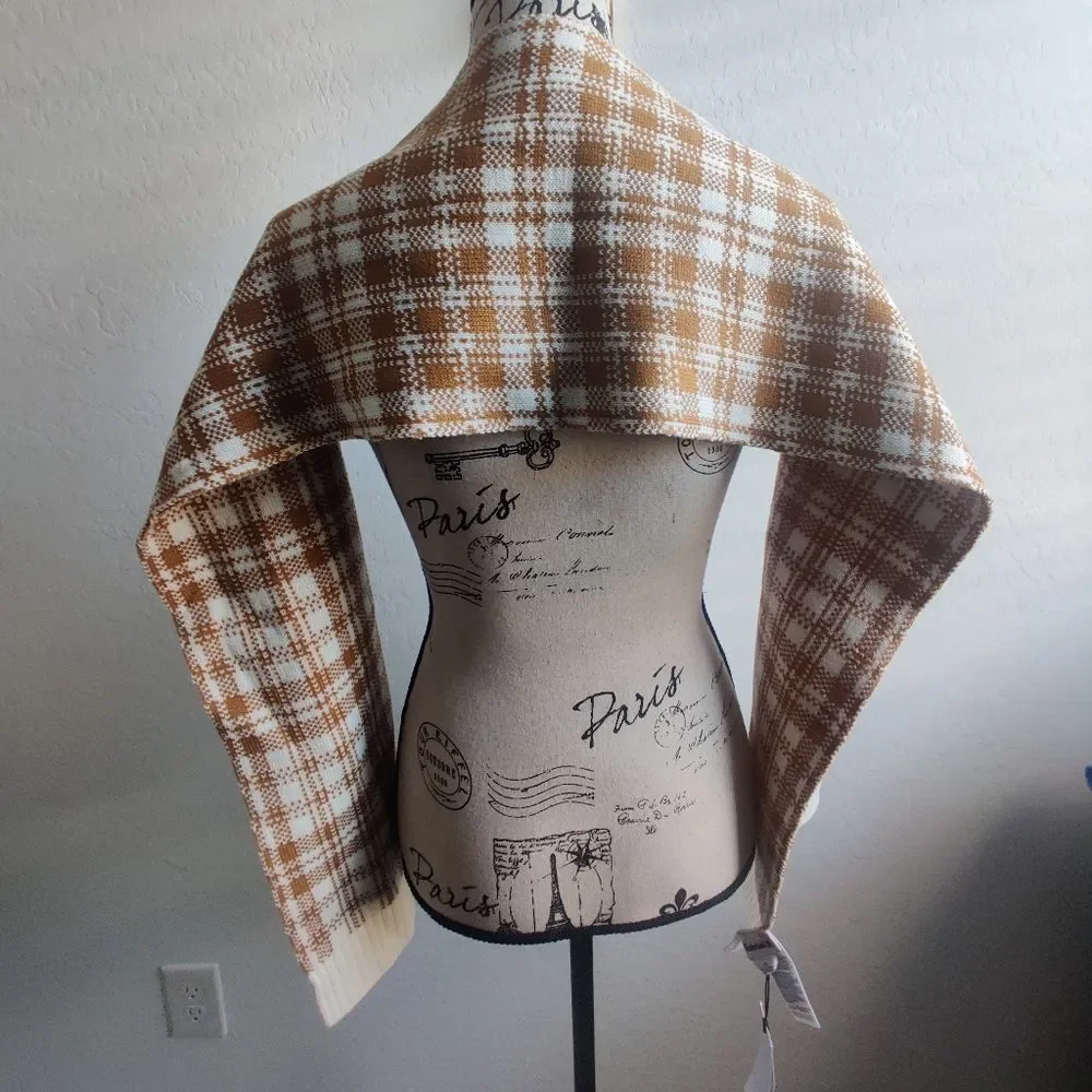 🆕 Timberland Plaid Thick Warm Fall Winter Unisex Scarf Streetwear Academia (OS)